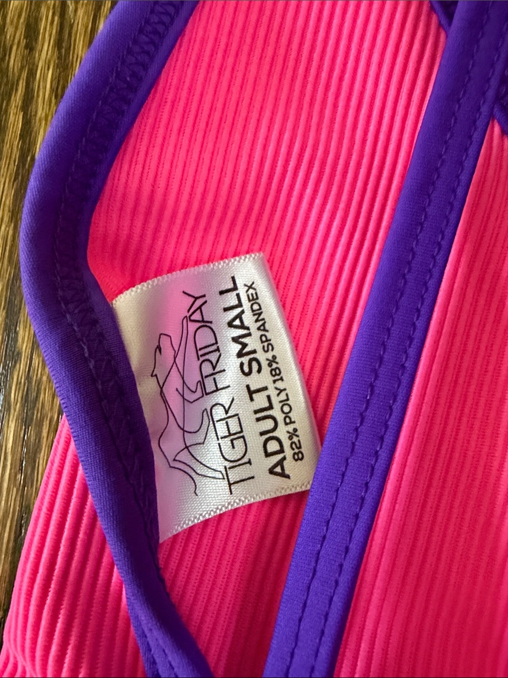 Tiger Friday AS Women’s Pink & Purple Top excellent condition - Picture 3 of 4